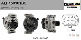 BOSCH ALF150301BS - ALT NUEVO ORIG. BOSCH Type 12V 120Amp PFR5