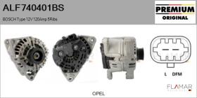 BOSCH ALF740401BS - ALT NUEVO ORIG. BOSCH Type 12V 120Amp PR5