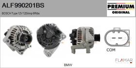 BOSCH ALF990201BS - ALT NUEVO ORIG. BOSCH Type 12V 120Amp PR6