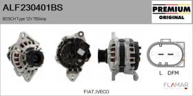 BOSCH ALF230401BS - ALT NUEVO ORIG. BOSCH Type 12V 150Amp