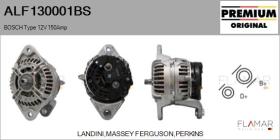 BOSCH ALF130001BS - ALT NUEVO ORIG. BOSCH Type 12V 150Amp