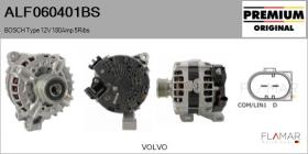BOSCH ALF060401BS - ALT NUEVO ORIG. BOSCH Type 12V 180Amp PFR5