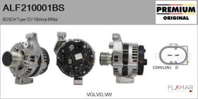 BOSCH ALF210001BS - ALT NUEVO ORIG. BOSCH Type 12V 180Amp PFR6