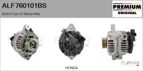 BOSCH ALF760101BS - ALT NUEVO ORIG. BOSCH Type 12V 85Amp 4Ribs