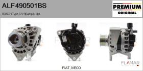 BOSCH ALF490501BS - ALT NUEVO ORIG. BOSCH Type 12V 90Amp 6Ribs