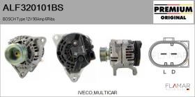 BOSCH ALF320101BS - ALT NUEVO ORIG. BOSCH Type 12V 90Amp PR6