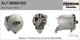 BOSCH ALF380601BS - ALT NUEVO ORIG. BOSCH Type 24V 140Amp