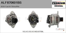 BOSCH ALF870601BS - ALT NUEVO ORIG. BOSCH Type 24V 150Amp PV8