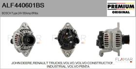 BOSCH ALF440601BS - ALT NUEVO ORIG. BOSCH Type 24V 80Amp PR8