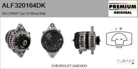DELCO REMY KOREA ALF320164DK - ALT NUEVO ORIG. DELCOREMY Type 12V 65Amp PR3