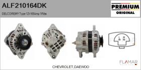 DELCO REMY KOREA ALF210164DK - ALT NUEVO ORIG. DELCOREMY Type 12V 65Amp PV1