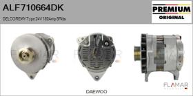DELCO REMY KOREA ALF710664DK - ALT NUEVO ORIG. DELCOREMY Type 24V 180Amp PR8