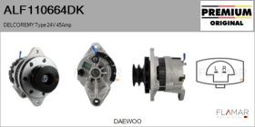 DELCO REMY KOREA ALF110664DK - ALT NUEVO ORIG. DELCOREMY Type 24V 45Amp
