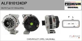 DELPHI KOREA ALF810124DP - ALT NUEVO ORIG. DELPHI Type 12V 120Amp PR6