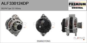 DELPHI KOREA ALF330124DP - ALT NUEVO ORIG. DELPHI Type 12V 140Amp