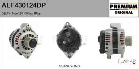 DELPHI KOREA ALF430124DP - ALT NUEVO ORIG. DELPHI Type 12V PFR6