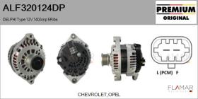DELPHI KOREA ALF320124DP - ALT NUEVO ORIG. DELPHI Type 12V PFR6