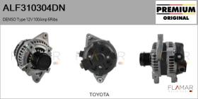 DENSO ALF310304DN - ALT NUEVO ORIG. DENSO Type 12V 100Amp PFR6