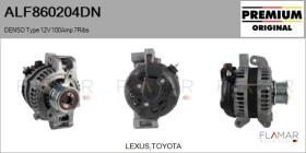 DENSO ALF860204DN - ALT NUEVO ORIG. DENSO Type 12V 100Amp PFR7