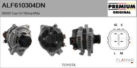 DENSO ALF610304DN - ALT NUEVO ORIG. DENSO Type 12V 100Amp PR6
