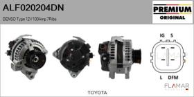 DENSO ALF020204DN - ALT NUEVO ORIG. DENSO Type 12V 100Amp PR7