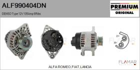 DENSO ALF990404DN - ALT NUEVO ORIG. DENSO Type 12V 105Amp PR6