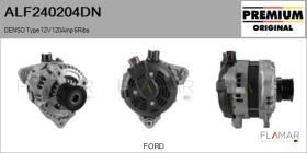 DENSO ALF240204DN - ALT NUEVO ORIG. DENSO Type 12V 120Amp PFR6