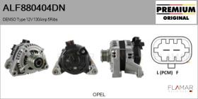DENSO ALF880404DN - ALT NUEVO ORIG. DENSO Type 12V 130Amp PFR5