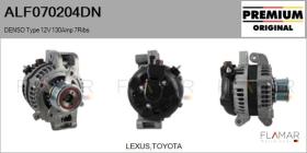 DENSO ALF070204DN - ALT NUEVO ORIG. DENSO Type 12V 130Amp PFR7
