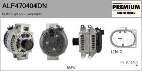 DENSO ALF470404DN - ALT NUEVO ORIG. DENSO Type 12V 210Amp PFR8