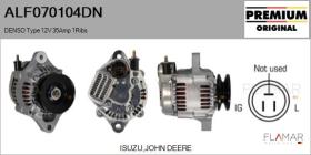 DENSO ALF070104DN - ALT NUEVO ORIG. DENSO Type 12V 35Amp 1Ribs