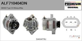 DENSO ALF710404DN - ALT NUEVO ORIG. DENSO Type 12V 65Amp PR4