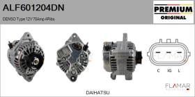 DENSO ALF601204DN - ALT NUEVO ORIG. DENSO Type 12V 70Amp PR4