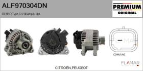 DENSO ALF970304DN - ALT NUEVO ORIG. DENSO Type 12V 80Amp PFR6