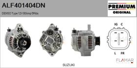 DENSO ALF401404DN - ALT NUEVO ORIG. DENSO Type 12V 80Amp PR5