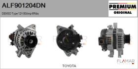 DENSO ALF901204DN - ALT NUEVO ORIG. DENSO Type 12V 80Amp PR6