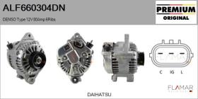 DENSO ALF660304DN - ALT NUEVO ORIG. DENSO Type 12V 80Amp PR6
