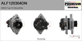 DENSO ALF120304DN - ALT NUEVO ORIG. DENSO Type 12V 80Amp PR6