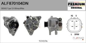 DENSO ALF870104DN - ALT NUEVO ORIG. DENSO Type 12V 80Amp PR6