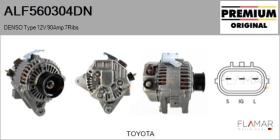 DENSO ALF560304DN - ALT NUEVO ORIG. DENSO Type 12V 90Amp PR7