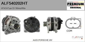 HITACHI ALF540202HT - ALT NUEVO ORIG. HITACHI Type 12V 180Amp PFR6