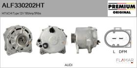HITACHI ALF330202HT - ALT NUEVO ORIG. HITACHI Type 12V 190Amp PR5