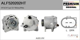 HITACHI ALF520202HT - ALT NUEVO ORIG. HITACHI Type 12V 190Amp PR5