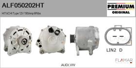HITACHI ALF050202HT - ALT NUEVO ORIG. HITACHI Type 12V 190Amp PR6