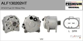 HITACHI ALF130202HT - ALT NUEVO ORIG. HITACHI Type 12V 190Amp PR7
