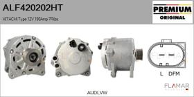 HITACHI ALF420202HT - ALT NUEVO ORIG. HITACHI Type 12V 190Amp PR7