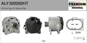 HITACHI ALF320202HT - ALT NUEVO ORIG. HITACHI Type 12V 190Amp PR7