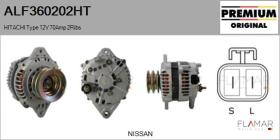 HITACHI ALF360202HT - ALT NUEVO ORIG. HITACHI Type 12V 70Amp DP2