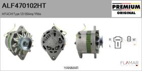 HITACHI ALF470102HT - ALT NUEVO ORIG. HITACHI Type 12V 80Amp 1Ribs