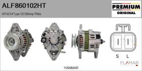 HITACHI ALF860102HT - ALT NUEVO ORIG. HITACHI Type 12V 80Amp PV1